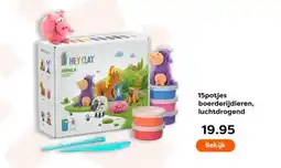 The Read Shop 15potjes boerderijdieren, luchtdrogend aanbieding