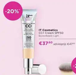 ICI Paris XL IT Cosmetics CC+ Cream SPF50 aanbieding