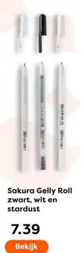 The Read Shop Sakura Gelly Roll zwart, wit en stardust aanbieding