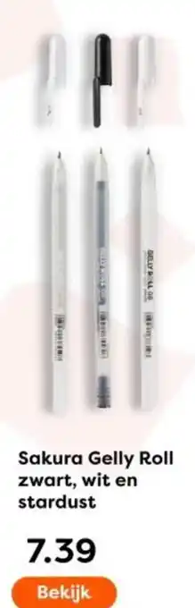 The Read Shop Sakura Gelly Roll zwart, wit en stardust aanbieding