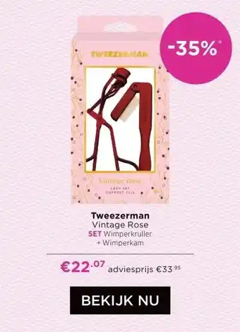 ICI Paris XL Tweezerman Vintage Rose aanbieding