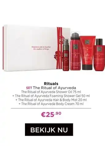 ICI Paris XL Rituals SET The Ritual of Ayurveda aanbieding