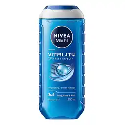 Kruidvat NIVEA Men Vitality 3-in-1 Douchegel aanbieding