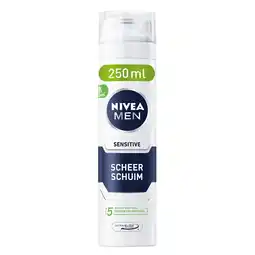 Kruidvat NIVEA Men Sensitive Scheerschuim aanbieding
