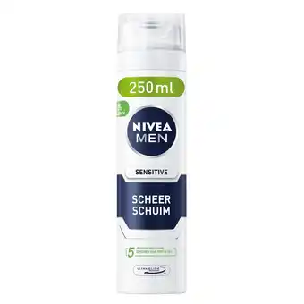 Kruidvat NIVEA Men Sensitive Scheerschuim aanbieding