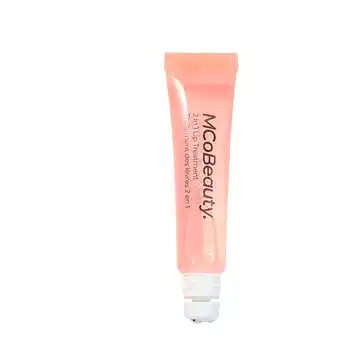 Kruidvat MCoBeauty Glow & Treat Peach 2-in-1 Lip Treatment aanbieding