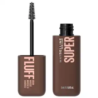 Kruidvat Maybelline New York Superfluff 260 Deep Brown Brow Mousse aanbieding