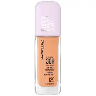 Kruidvat Maybelline New York Superstay 129 Lumi Matte Foundation aanbieding