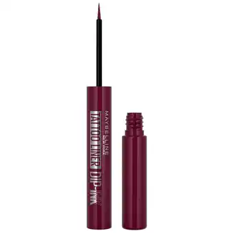 Kruidvat Maybelline New York Tattoo Liner 103 Burgundy Boost Dip-Ink Liquid Eyeliner aanbieding