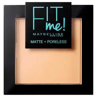 Kruidvat Maybelline New York Fit Me Matte 115 Ivory Poreless Powder aanbieding