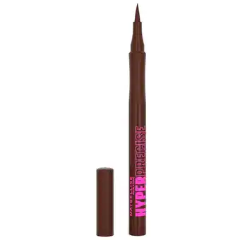 Kruidvat Maybelline New York Eye Studio Hyper Precise All Day Liner 001 Forest Brown Eyeliner aanbieding