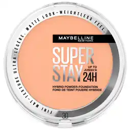 Kruidvat Maybelline New York SuperStay Up To 24HR 30 Hybrid Powder-Foundation aanbieding