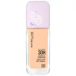 Kruidvat Maybelline New York Superstay 98 Lumi Matte Foundation aanbieding