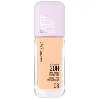 Kruidvat Maybelline New York Superstay 98 Lumi Matte Foundation aanbieding