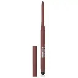 Kruidvat Maybelline New York Tattoo Liner Smokey Gel Pencil aanbieding