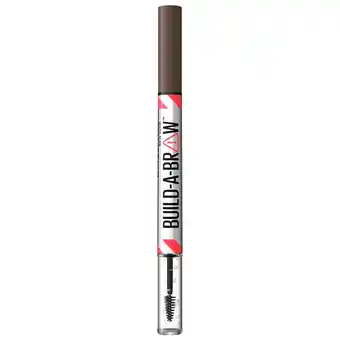 Kruidvat Maybelline New York Build-A-Brow 262 Black Brown Wenkbrauwpotlood en -Gel aanbieding