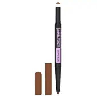 Kruidvat Maybelline New York Express Brow Duo 02 Medium Brown Wenkbrauwpotlood aanbieding