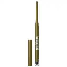 Kruidvat Maybelline New York Tattoo Liner 60 Emerald Energy Automatic Gel Pencil aanbieding