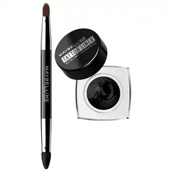 Kruidvat Maybelline New York Tattoo Liner Black Gel Pot Liner aanbieding