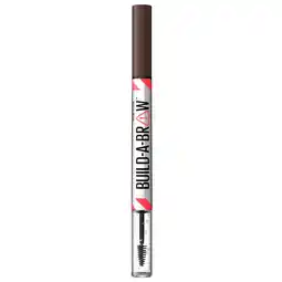 Kruidvat Maybelline New York Build-A-Brow 260 Deep Brown Wenkbrauwpotlood en -Gel aanbieding