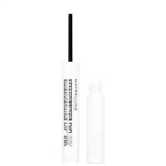 Kruidvat Maybelline New York Tattoo Liner 104 White Canvas Dip-Ink Liquid Eyeliner aanbieding