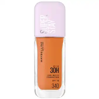 Kruidvat Maybelline New York Superstay 340 Lumi Matte Foundation aanbieding