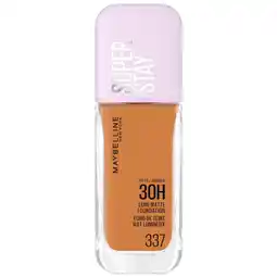 Kruidvat Maybelline New York Superstay 337 Lumi Matte Foundation aanbieding