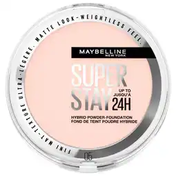 Kruidvat Maybelline New York SuperStay Up To 24HR 5 Hybrid Powder-Foundation aanbieding