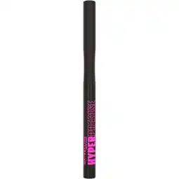 Kruidvat Maybelline New York Hyper Precise All Day Liner 01 Black Liquid Eyeliner aanbieding