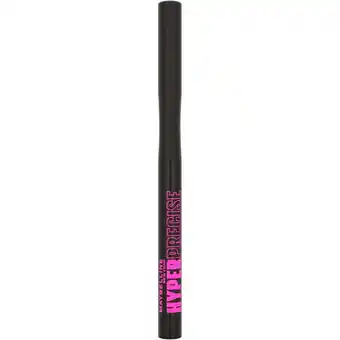 Kruidvat Maybelline New York Hyper Precise All Day Liner 01 Black Liquid Eyeliner aanbieding