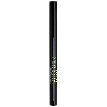 Kruidvat Maybelline New York Tattoo Liner Black Ink Pen aanbieding