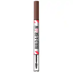 Kruidvat Maybelline New York Build-A-Brow 257 Medium Brown Wenkbrauwpotlood en -Gel aanbieding