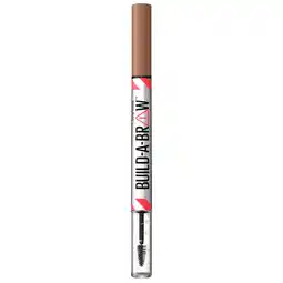 Kruidvat Maybelline New York Build-A-Brow 255 Soft Brown Wenkbrauwpotlood en -Gel aanbieding