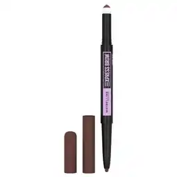 Kruidvat Maybelline New York Express Brow Duo 04 Dark Brown Wenkbrauwpotlood aanbieding