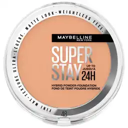 Kruidvat Maybelline New York SuperStay Up To 24HR 48 Hybrid Powder-Foundation aanbieding