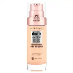 Kruidvat Maybelline New York Dream Radiant 40 Fawn Liquid Foundation aanbieding