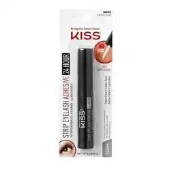 Kruidvat Kiss Strip Eyelash Adhesive 24 Hour Clear Wimperlijm aanbieding