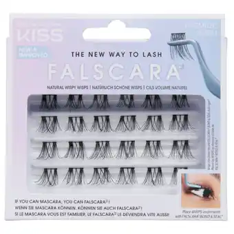 Kruidvat Kiss Falscara Natural Wispy Wisps Kunstwimpers aanbieding