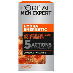 Kruidvat L'Oréal Paris Men Expert Hydra Energetic Hydraterende Gezichtscrème aanbieding