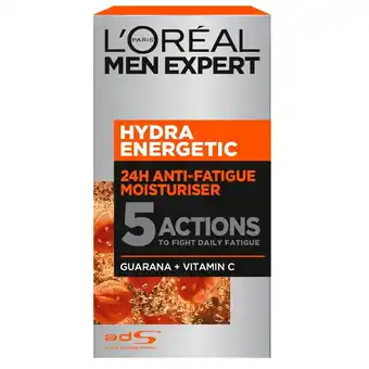Kruidvat L'Oréal Paris Men Expert Hydra Energetic Hydraterende Gezichtscrème aanbieding