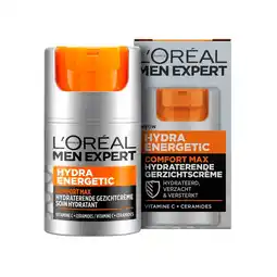 Kruidvat L'Oréal Paris Men Expert Hydra Energetic Comfort Max Hydraterende Gezichtscrème aanbieding