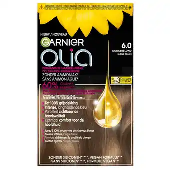 Kruidvat Garnier Olia 6.0 Donkerblond Permanente Haarkleuring aanbieding