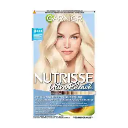 Kruidvat Garnier Nutrisse Ultra Bleach D+++ Ultra Puur Blond Super Oplichtende Ontkleuring aanbieding