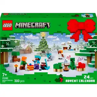 Kruidvat LEGO Minecraft 21280 2025 Adventskalender aanbieding