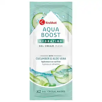 Kruidvat Kruidvat Aqua Boost Hydrating Gel Cream Mask aanbieding