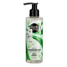 Kruidvat Organic Shop Aloe & Avocado Gentle Cleansing Gel aanbieding
