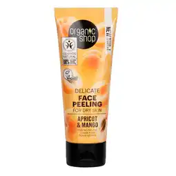Kruidvat Organic Shop Apricot & Mango Delicate Face Peeling aanbieding