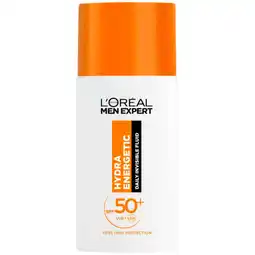 Kruidvat L'Oréal Paris Men Expert Hydra Energetic SPF50 Daily Uv Fluid aanbieding