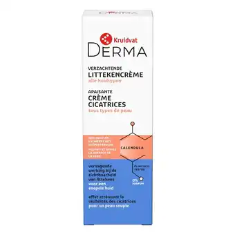 Kruidvat Kruidvat Derma Verzachtende Littekencrème aanbieding