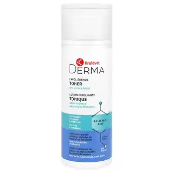 Kruidvat Kruidvat Derma Exfoliërende Toner aanbieding